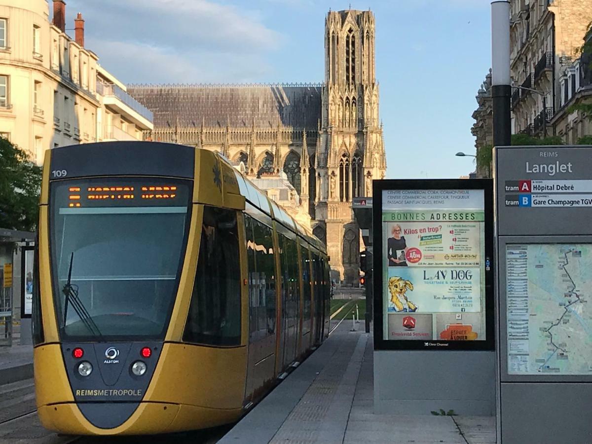 Cours Langlet Lejlighed Reims Eksteriør billede